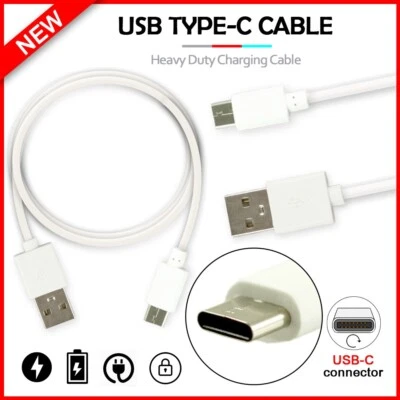 B2G1 FREE 10' USB Type-C Charger Cord for Alcatel Joy Tab 2 2020/Nokia T20 2021 - Image 1 of 4