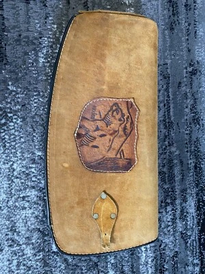 Винтажный ручной работы мексиканский чехол для переноски держатель наплечная сумка (сломанный ремень)  - Изображение 1 из 4