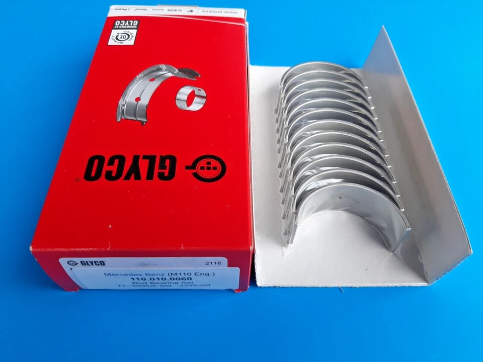 梅赛德斯奔驰 M110 发动机 73-80 280、28C、280CE、280S、280SE 杆轴承套件 STD — 第 1/3 张图片