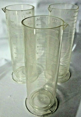 Paterson Plastic Beaker for Photo Developing 1x Vintage 11 FL OZ 300 CCS.3 Avail - Image 1 of 4