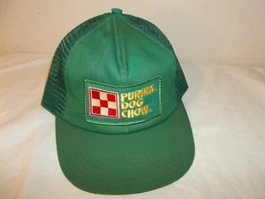 Vtg PURINA DOG CHOW MESH TRUCKER SNAPBACK HAT - Picture 1 of 7