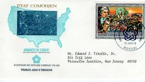 COMOROS  1976 The 200th Anniversary of American Revolution  FDC13803 - Picture 1 of 1