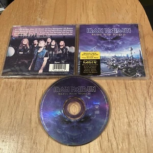 Iron Maiden - Brave New World CD 1st US press w/ hype bruce dickinson metallica - Picture 1 of 5