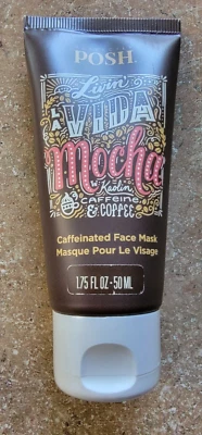 Perfectly Posh LIVIN’ LA VIDA MOCHA Caffeinated Face Mask 1.75 fl oz NEW Sealed - Image 1 of 2