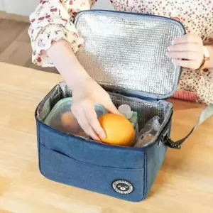 Contenitore Alimenti Isolato Panno Portatile Impermeabile Multicolore Moderno con Cinghia - Foto 1 di 28