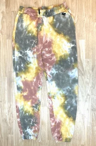 Abercrombie & Fitch Jogger Sweatpants Boys Youth Sz XL 15/16 Drawstring Tie Dye - Picture 1 of 9