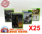 25X XBOX 360 CIB GAME - CLEAR PLASTIC PROTECTIVE BOX PROTECTOR CASE SLEEVE 