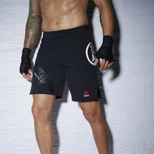 [AJ9072] Mens Reebok MMA Train Like A Fighter Shorts - Black - Picture 1 of 2