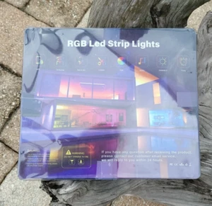 16.4FT RGB LED Party Strip Lights Waterproof Flexible with 44 Key Remote 12V - Picture 1 of 5