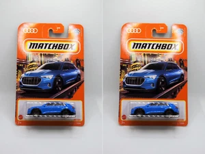 2022 Matchbox 2020 Audi E-Tron #77 Light Blue - Set of 2 - Picture 1 of 3