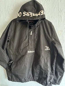 Looney Tunes Members Only Quarter Zip Jacket Black Size Large Multicolor - Picture 1 of 5