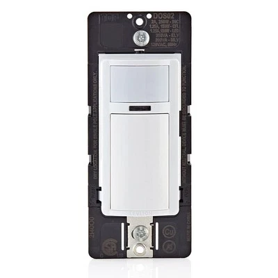 DOS02-LW Motion Sensor Light Switch, Motion Activated, Auto-On/Auto-Off or Ma... - Image 1 of 4