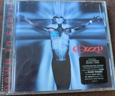 OZZY OSBOURNE - 'DOWN TO EARTH' - 11-TRACK EPIC AUSTRIAN MUSIC CD. 'SUPERB USED' Foto 1 de 3