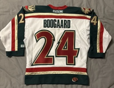 Youth Derek Boogaard Small/Medium Youth CCM Jersey Stitched Minnesota Wild - Image 1 of 4