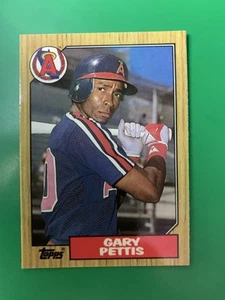 1987 Topps Tiffany Gary Pettis California Angels #278 - Picture 1 of 2
