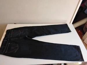 Wrangler Jeans 20X Style 01 Blue Competition Cowboy Boot Cut 35X32 100% Cotton - Picture 1 of 17