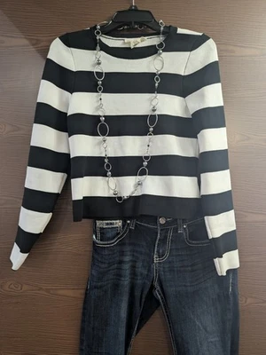 Suéter a Rayas Multicolor TALLA XL GRIS FELIZ INVPV3987 Foto 1 de 3