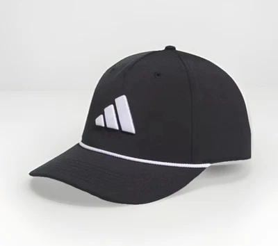 Gorra de golf ADIDAS Tour cinco paneles Snapback negra OSFM IM9190 NUEVA Foto 1 de 4