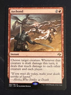 1x Arcbond (91) Fate Reforged MP MTG Magic the Gathering x1 MKE - Image 1 of 2