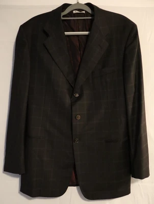 Abrigo deportivo vintage Barcelino by Belvest baño en Italia lana extra fina Super 150 Foto 1 de 4