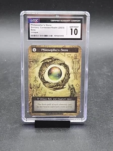 Philosopher's Stone - Beta Unique Sorcery Contested Realm 1st Release. CGC 10 - Picture 1 of 6