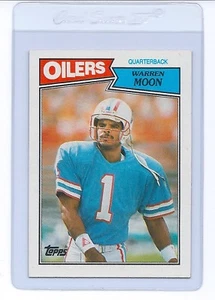 Topps Warren Moon #307 1987 paquete de segundo año nuevo como nuevo - Imagen 1 de 2