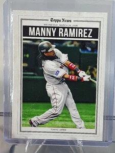2025 Topps Tokyo MLB Series HB-7 Manny Ramirez Topps News Tokyo Japan - Picture 1 of 2