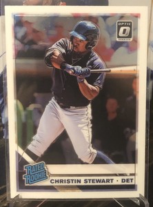 Christin Stewart 2019 Donruss Optic Rated Rookie #32 RC - Detroit Tigers