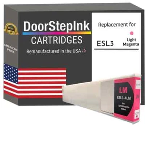 DoorStepInk Compatible Ink Cartridges For Roland ESL3-4 Light Magenta 400ML-USA - Picture 1 of 5