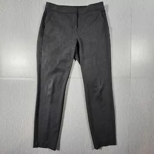 Express Womens Pants Black Size 2 Columnist Mid Rise Career Polyester Blend - Picture 1 of 10