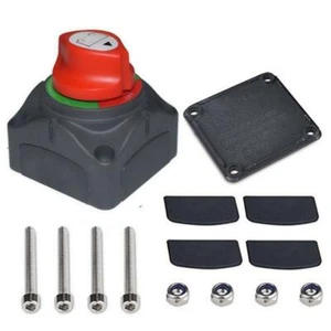 Dual Battery Selector Switch Disconnect for Marine Boat Rv Vehicles 1-2-Both-Off - Picture 1 of 7