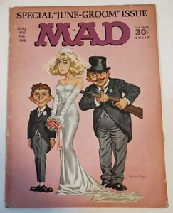 Mad Magazine No. 104 July 1966 Special "June-Groom" Issue - Picture 1 of 8