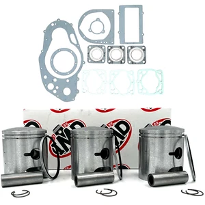 KITS DE PISTONES SUZUKI GT550 (3) Y JUEGO COMPLETO DE JUNTAS (1) - Imagen 1 de 3