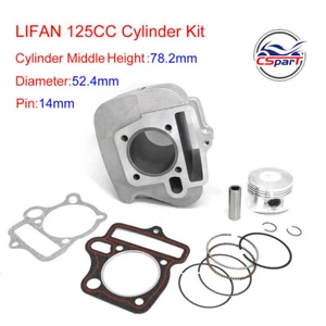 Cylinder Kit Piston Gasket for 125CC Lifan 1P52FMI Xmotos Apollo Pit Dirt Bike - Picture 1 of 4