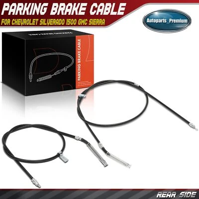 2x Rear Parking Brake Cable for Chevrolet Silverado 1500 GMC Sierra 2001-2005 - Image 1 of 4
