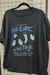 Camiseta de algodón The Cure 1985 Cleveland Music Hall Concert XL - Imagen 1 de 2