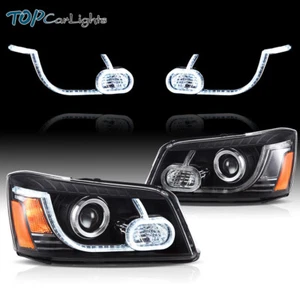 VLAND LED Projector For 2001-2007 Toyota Highlander Headlights Front Lamps LH+RH - Picture 1 of 13