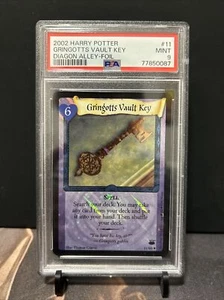 PSA 9 Gringotts Vault Key HOLO Diagon Alley #11 2002 Harry Potter TCG WOTC - Picture 1 of 1