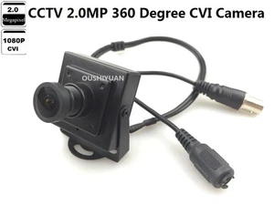 CCTV HD CVI 2.0MP 1080P Fisheye View 360 Degree Mini Box CVI Camera - Picture 1 of 7