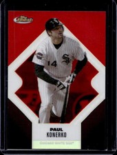 2006 Topps Finest Paul Konerko Refractor #/399 White Sox