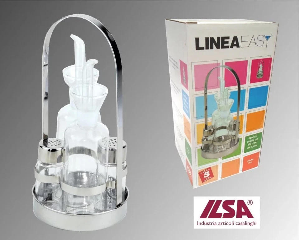 ILSA Oliera Menage Easy Beccucci, Argento, 4 Unità - Immagine 1 di 1