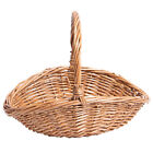 Willow Woven Braided Basket with Handle for Easter, Wedding, Flower Girl