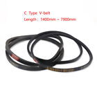 C Type V-belt Rubber C-1400 ~ C-7900 Triangle Belt For Industrial Agricultural