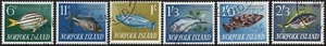 1962-63 Norfolk Island Fish Series Set Of 6 CTO Fine Used, No Gum - Bild 1 von 1