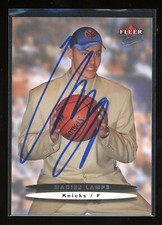 2003-04 Fleer Ultra MACIEJ LAMPE Signed Card autograph AUTO KNICKS SUNS