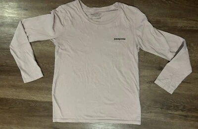 Girls Patagonia Long Sleeve Light Pink Large T Shirt - Image 1 of 2
