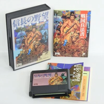 NOBUNAGA NO YABO Busho Fuunroku Famicom Nintendo 2132 fc - Image 1 of 4