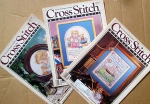 Cross Stitch Country Crafts Magazine Vtg 1989 Jan Mar May - Lot of 3 - Picture 1 of 6