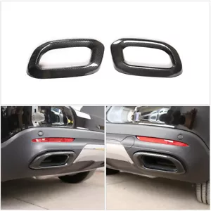 For Mercedes Benz GLE GLC GLS 2020 2xRear Exhaust tail Muffler Pipe Output Cover - Picture 1 of 14