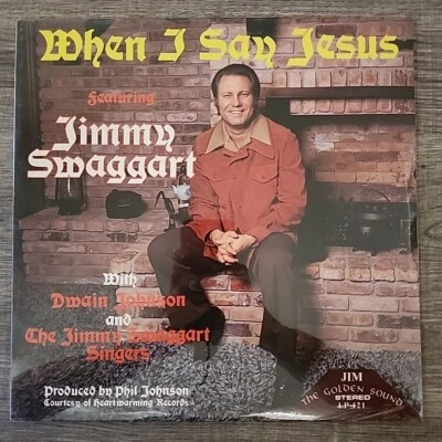 BRAND NEW Jimmy Swaggart When I Say Jesus Gospel Music 12" 33RPM JIM 01-121  - Image 1 of 3